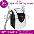 3 in 1 IPL RF Nd Yag Laser Elight Hair Removal Tattoo Removal Machine